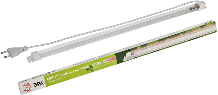 линейный led фитосветильник FITO-10W-Т5-Ra90-Slim "Эра" - внешний вид с упаковкой