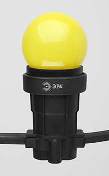 декоративная led лампа ERAYL45-E27 "Эра" - установка в гирлянду "Белт-лайт"