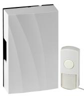 Звонок проводной открытая белый IP44 D157 ЭРА 1 мелодия