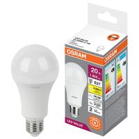 Лампа свд 220В Е27 20Вт 3000К 1600лм стандарт A70 матовая Osram LED Value