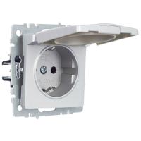 BRITE Роз. с з/к/ш с кр. 16А IP20 РСбш10-3-БрА алюм. IEK