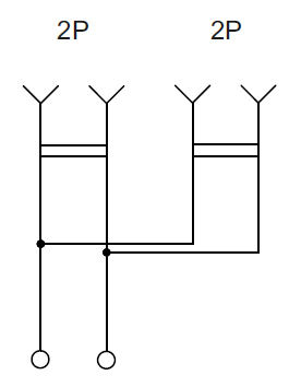 Глори сосна розетка открытая 2-мест IP20