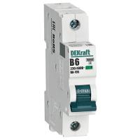Автомат 1Р 6А B 10кА ВА-105 DEKraft 