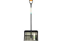 Лопата снеговая 490*380*1470 пластик дерев.рукоятка Сахара