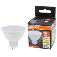 Лампа свд 220В GU5.3 10Вт 3000К 800лм MR16 матовая Osram LED Value black