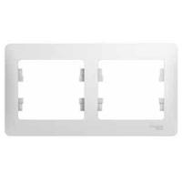 Глосса белый рамка 2-ая горизонтально 