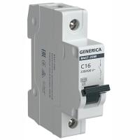 Автомат 1Р 16А C 4,5кА ВА47-29М GENERICA (IEK) 