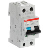 Дифавтомат 2Р 25А C 30мА 6кА DS201 2мод ABB