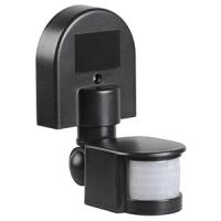 Датчик движения настенный 1100Вт 12м 180гр черный IP44 ДД-008 IEK