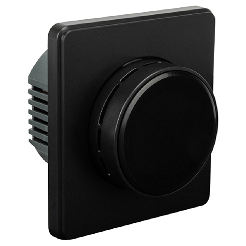 Миле Раунд терморегулятор теплого пола скрытая 10А программируемый черный Kranz Wi-Fi