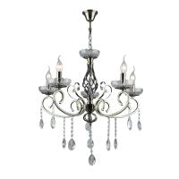 Светильник потолочный (люстра) 5*60Вт  бронза/хрусталь 