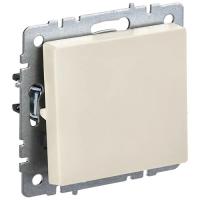 Брайт бежевый переключатель перекрестный 1кл скрытая 10А IP20 