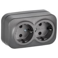 GLORY Роз. 2-я с з/к без з/ш о/у 16А РС22-3-ХСм сталь м. IEK