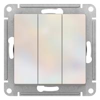 AtlasDesign жемчуг выключатель 3кл скрытая 10А IP20 