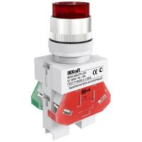 Выключатель кнопочный ABLFP 22мм красный 220В IP54 с подсветкой Schneider Electric