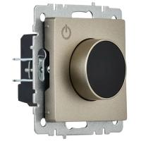 Терморегулятор теплого пола скрытая 16А шампань IEK Брайт с индикатором