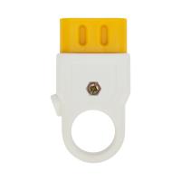 Розетка переносная 10А белый пластик IP20 Rexant плоская