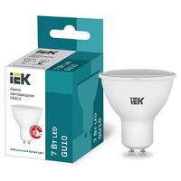 Лампа свд 220В GU10 7Вт 4000К 675лм PAR16 матовая IEK 