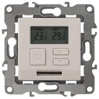 Терморегулятор универсальный скрытая 16А слоновая кость ЭРА ЭРА12 