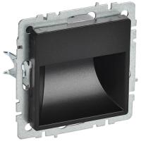 Подсветка LED встраиваемая черный Брайт