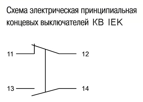 Выключатель концевой КВ-8104 рычаг с роликом IP65 IEK