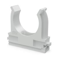 Держатель для трубы 32мм серый 25шт ПРОМРУКАВ 