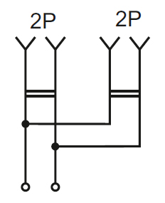 Фортепиано белый розетка скрытая 2-мест IP20 