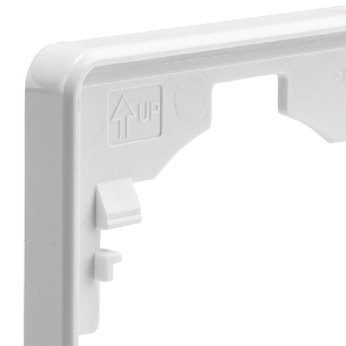 Миле Раунд белый рамка 3-ая горизонтально 