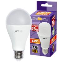 Лампа свд Е27 25Вт 3000К 2100лм стандарт А65 матовая  Jazzway