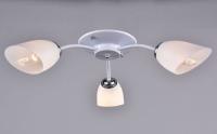 Светильник потолочный (люстра) 3*60Вт E14 белый 