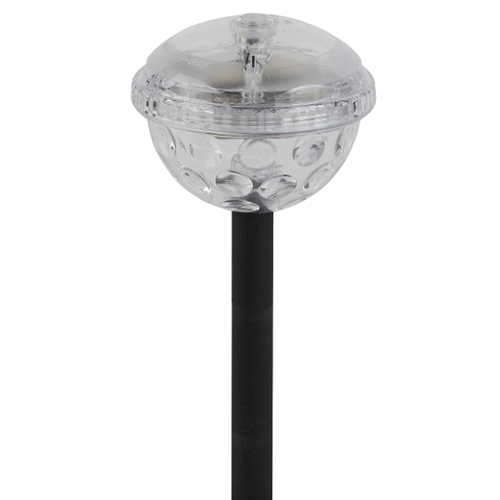 Светильник грунтовый свд на солнечной батарее пластик прозрачный/черный 250мм IP54 ERASF012-32 Диско