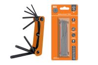Набор ключей шестигранных 8 предметовТ9-Т40 TORX TDM раскладной