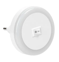 Ночник свд 0,5Вт белый с выключателем 4500К