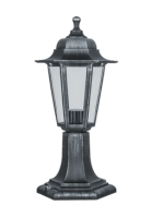 Светильник садово-парковый ландшафтный 60Вт E27 пластик серебро IP44 6ти гранный