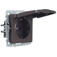 BRITE Роз. с з/к/ш с кр. 16А IP20 РСбш10-3-БрТБ бр. IEK