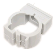 Держатель для трубы 20мм серый 10шт фиксатор PlexUp HF