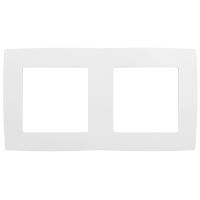 ЭРА12 рамка скрытая 2-ая белый универсально 