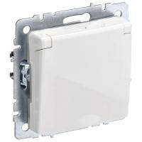 BRITE Роз. с з/к/ш с кр. 16А IP44 РСбш10-3-44-БрБ бел. IEK