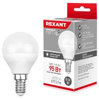 Лампа шар свд Е14 11,5Вт 4000К 1093лм G45 матовый Rexant 