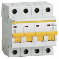 Автомат 4Р 40А C 4,5кА ВА47-29 IEK 