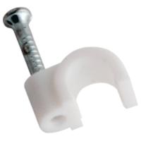 Скоба круглая 5мм пластик Rexant 50шт