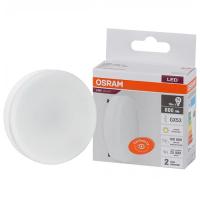 Лампа свд GX53 10Вт 3000К 800лм таблетка матовая  Osram LED Value аналог 707327