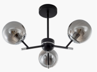 Светильник потолочный (люстра) 3*40Вт Е27 черный/хром