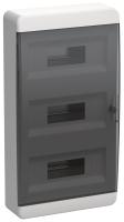Бокс 36мод навесной белый черная прозрачная дверь IP41 ЩРН-П IEK TEKFOR