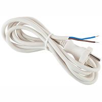 Шнур 2м ПВС 2*0,75 белый с вилкой Эра