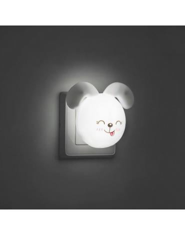 Ночник свд 1Вт белый Зайчик