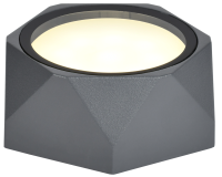 Светильник настенный 1*15Вт GX53 IP65/IP67 серый металл IEK