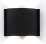 Светильник садово-парковый настенный свд 4Вт 4200К 300лм пластик черный IP65 