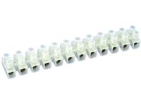 Клеммник ЗВИ 5А 12пар 4мм2 белый TDM 