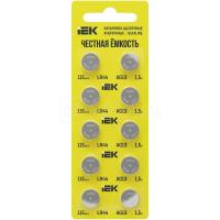 Батарейка дисковая G13 (357, LR1154, LR44) штучно IEK